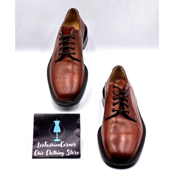 Cole Haan Mens Country Brown Leather Oxford Dress Shoes Sz 9D Made In Italy 2234 main image 13